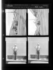 Work done on railroad crossing; Rattle snakes (4 Negatives (August 15, 1959) [Sleeve 28, Folder d, Box 18]